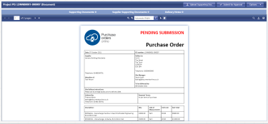 Project Purchase Order