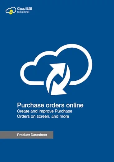 Purchase Order System for Purchase Order System Datasheet Industry Download Cloud B2B's Purchase Order Software Datasheet