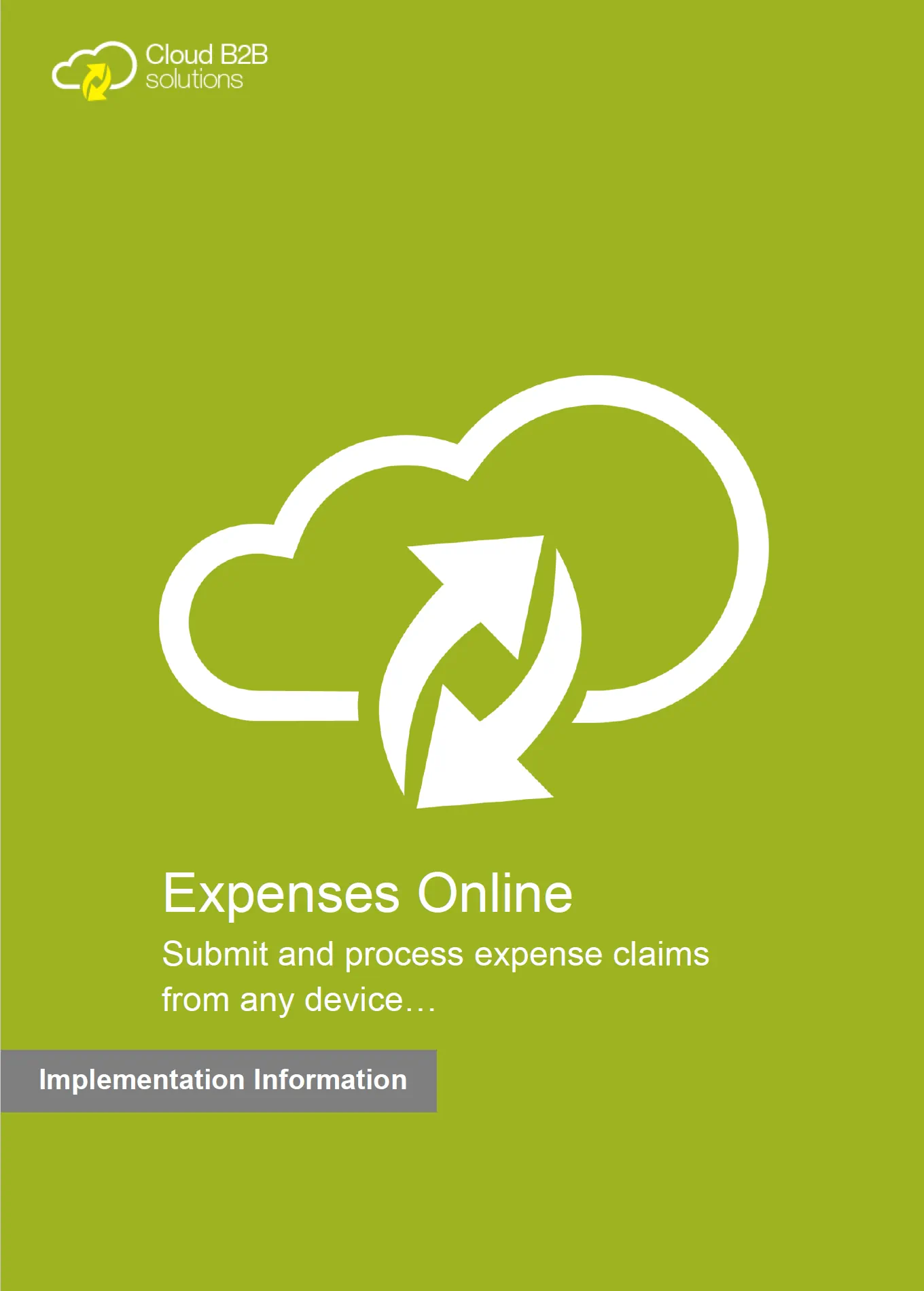 Purchase Order System for Expenses System Implementation Playbook Industry Download Cloud B2B's Expenses System Implementation Playbook