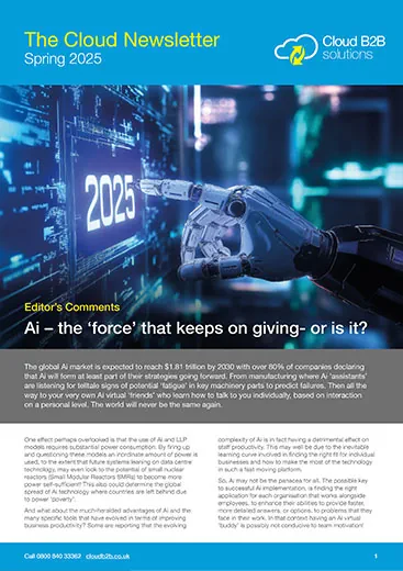 Download Cloud B2B's Spring 2025 Newsletter