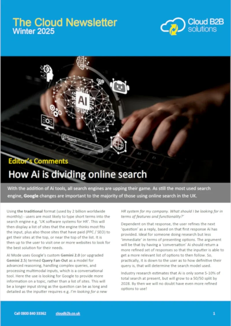 Download Cloud B2B's Winter 2025 Newsletter