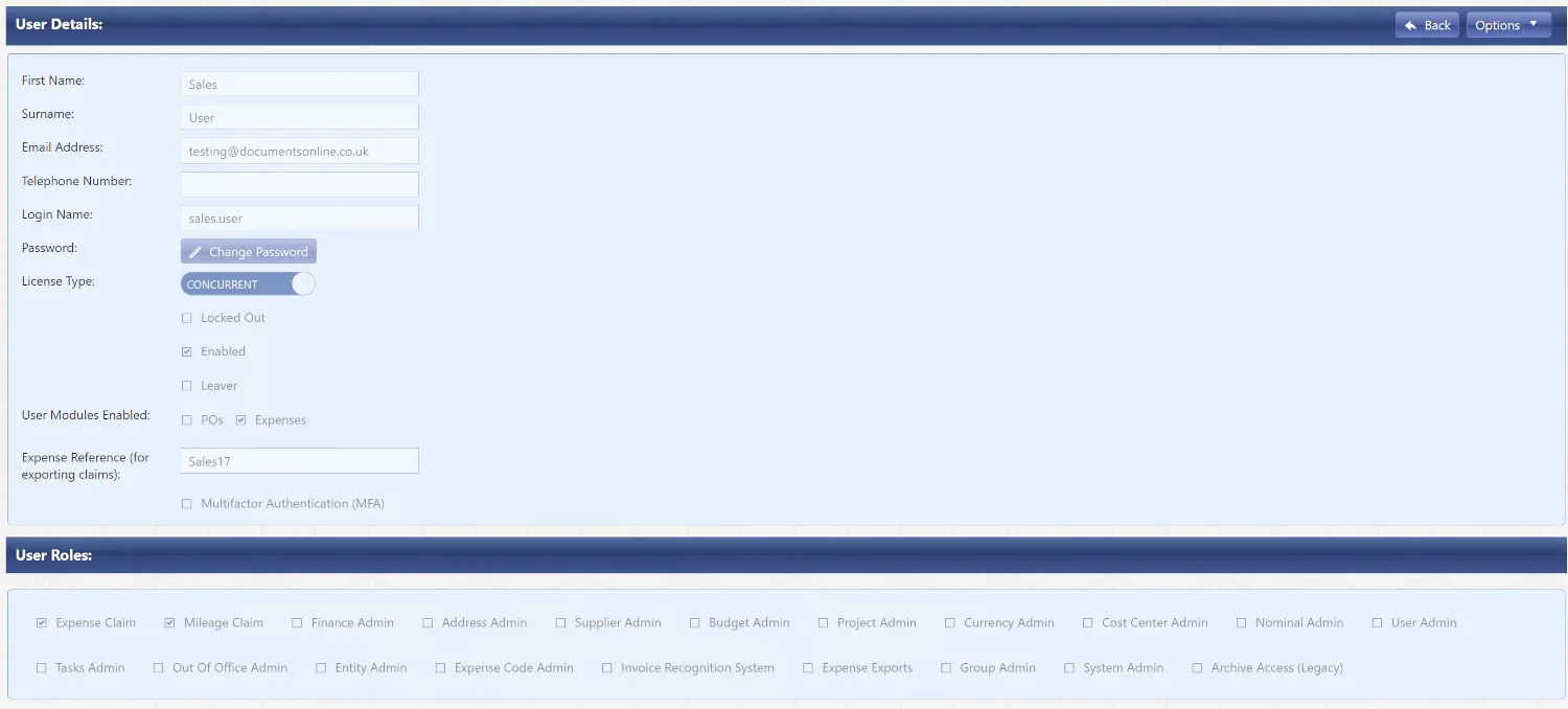 User Role Admin in Expense Management Systems User role admin in expense management systems