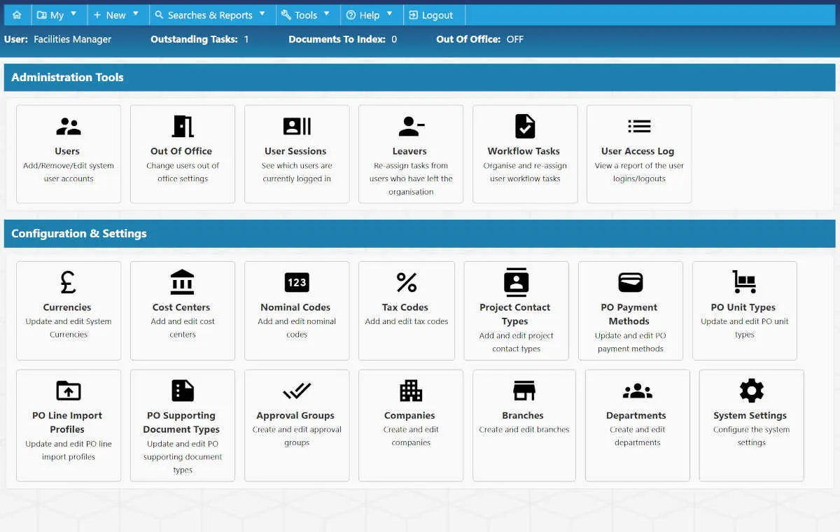 Residential Care Purchase Order System Admin Residential Care Purchase order system Admin