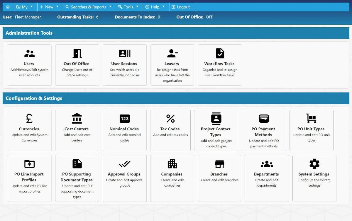 Residential Care Purchase Order System Admin Residential Care Purchase order system Admin