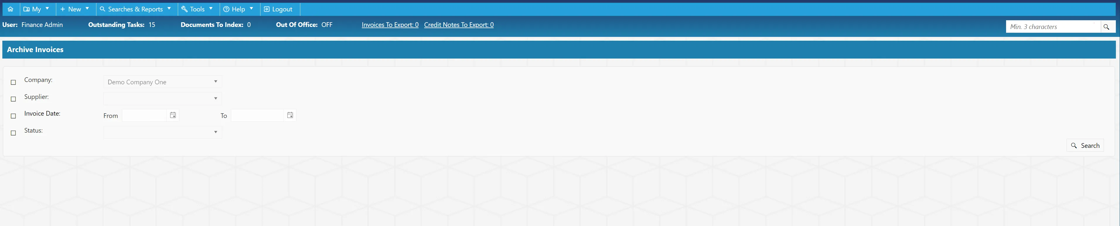 There are multiple filters available for users to narrow down the search results.