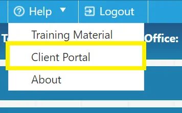 Nominated users of the client portal can raise support tickets for assistance.