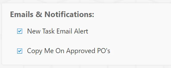 Users can decide how they would like the system to interact with their emails.