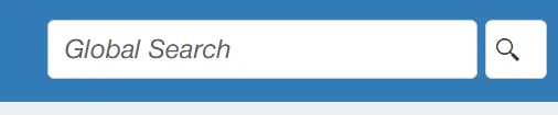A global search bar allowing users to search the whole purchase order system for a specific item or record.