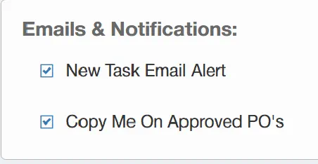 Users can decide how they would like the system to interact with their emails.