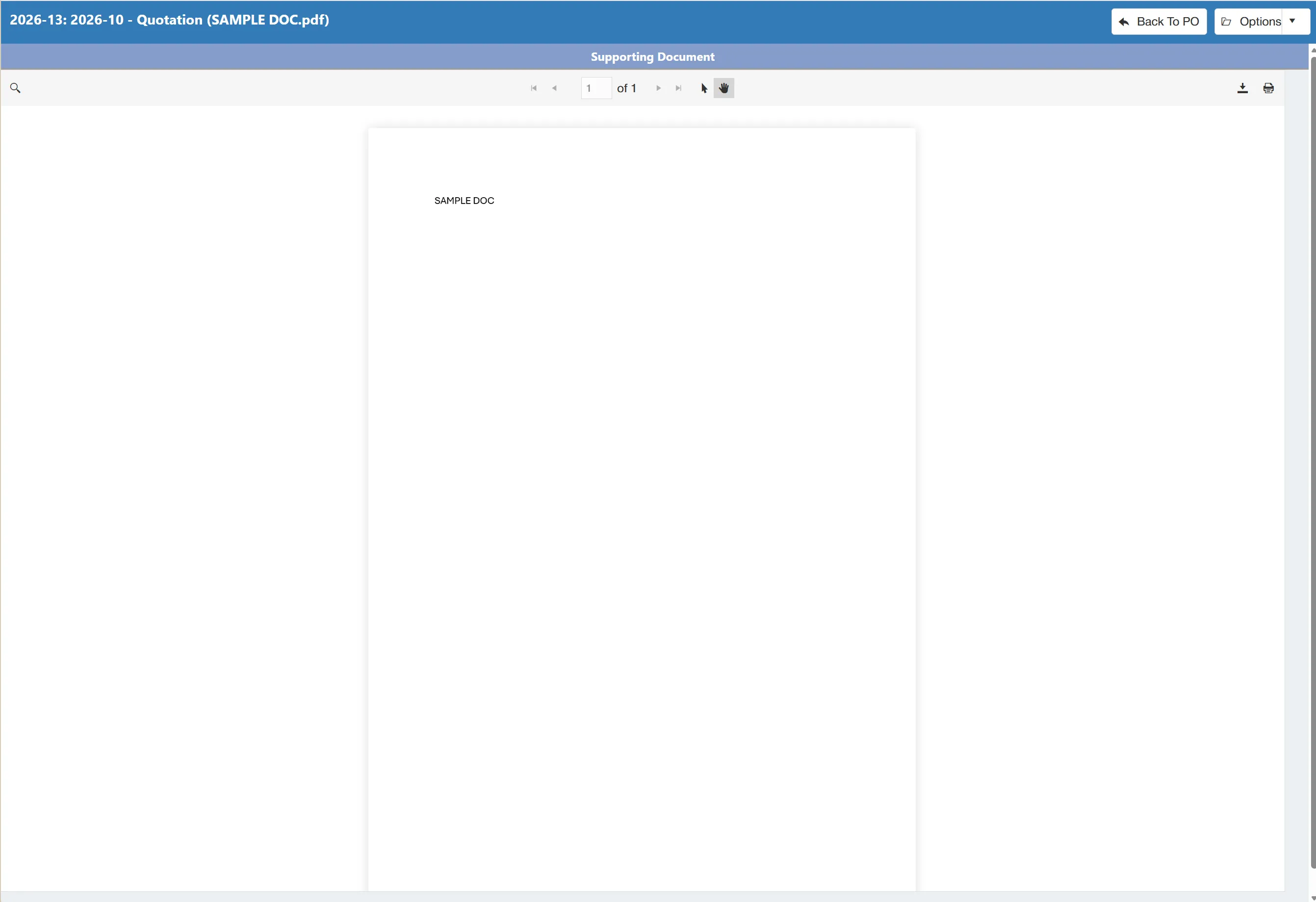 Documents are displayed in a clear way, allowing for accurate review.