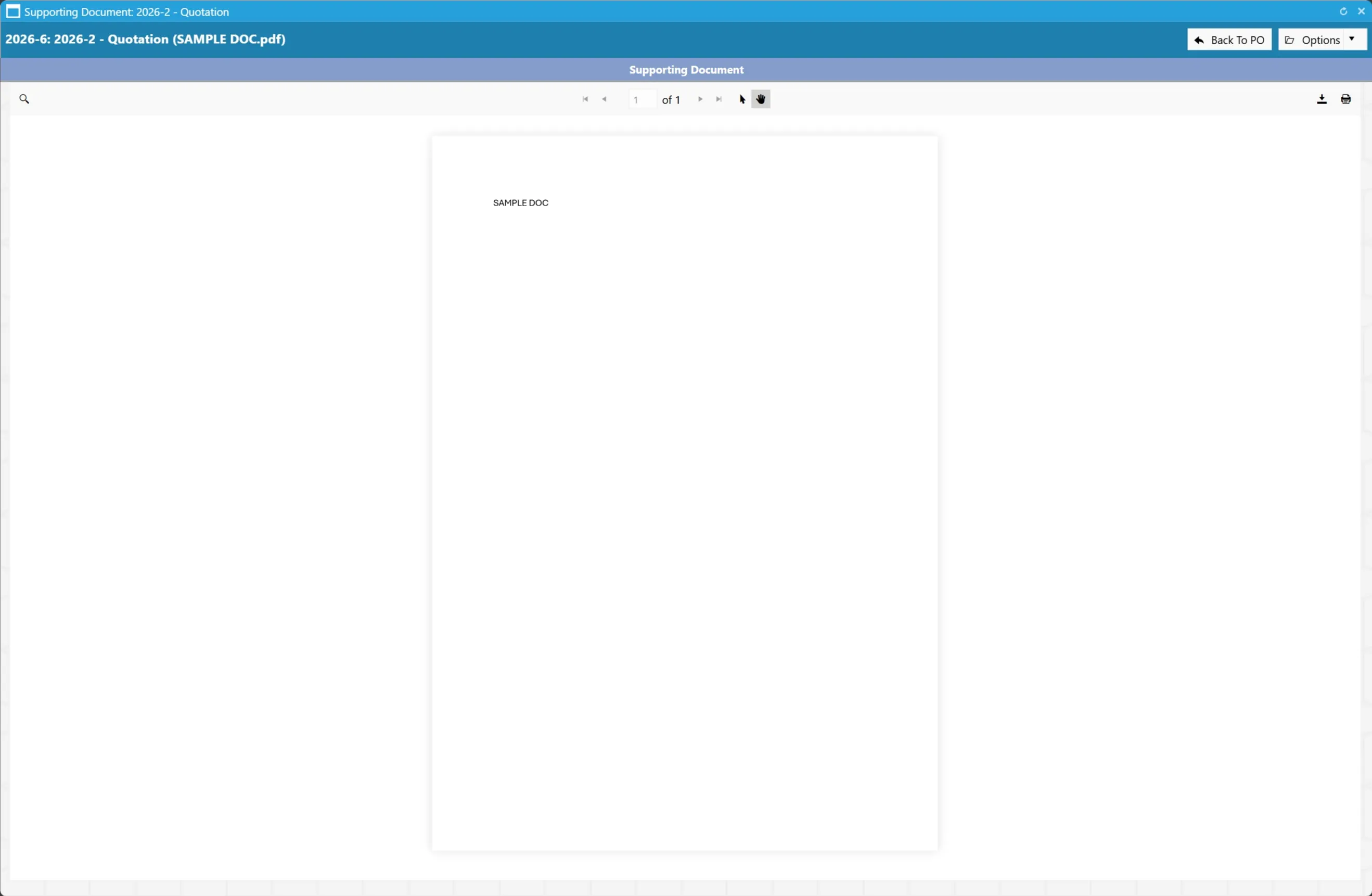 Documents are displayed in a clear way, allowing for accurate review.