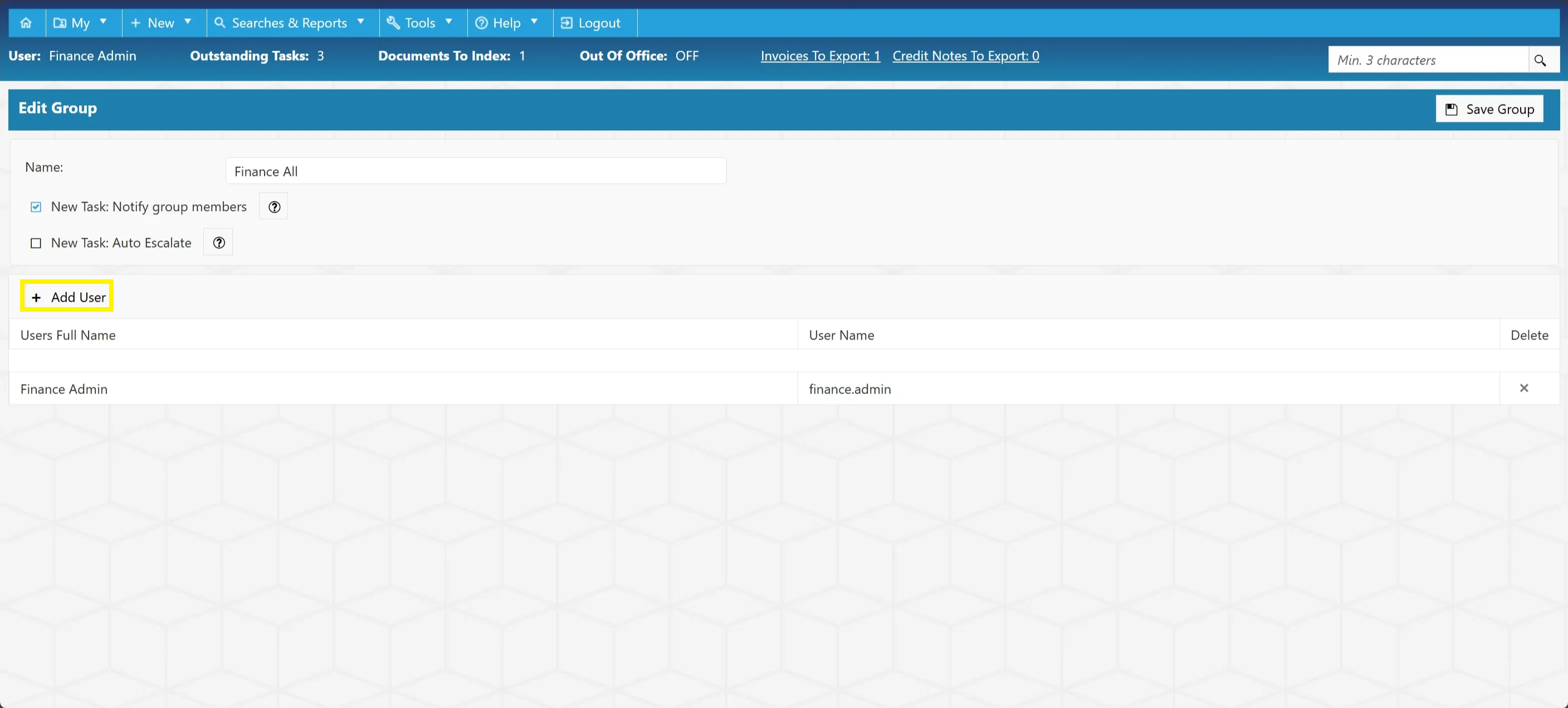 Add users to user groups one by one to ensure complete control.