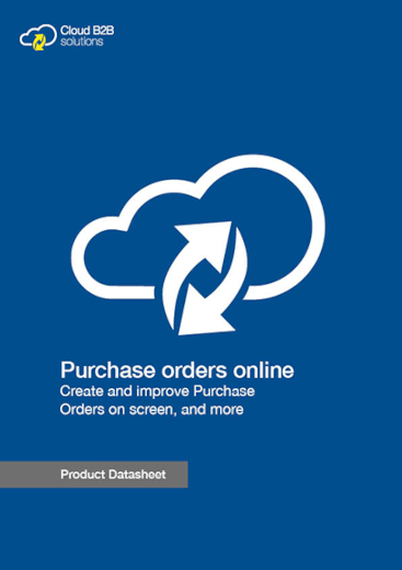 Purchase Orders Online - Datasheet
