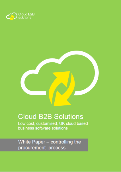 Cloud B2B - White Paper - controlling the procurement process
